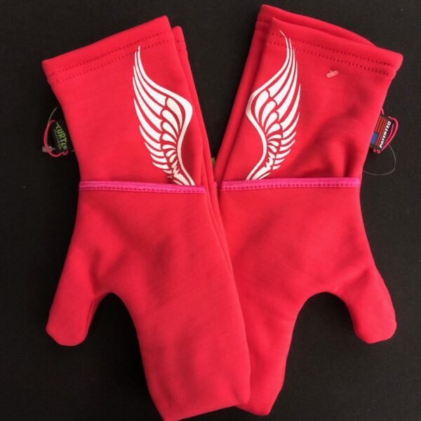 EPIC RACES Running Mittens Pink Wings