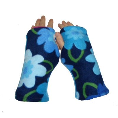 Turtle Gloves REVERSIBLE Fingerless GARDEN VARIETY