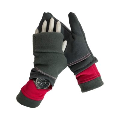 TURTLe-FLIP Running Mittens WATCH OUT, Midweight WINTER SOFT - Image 12