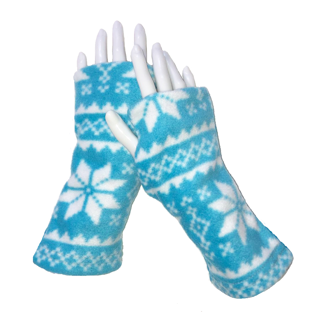Fingerless Gloves Nordic Ski Patterns